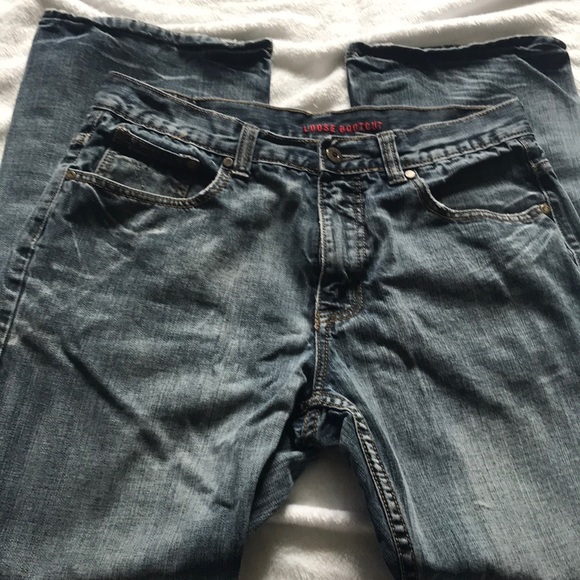 urban pipeline loose bootcut jeans